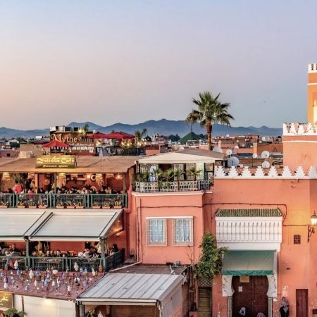 Marrakesh,,Morocco,-,December,26,,2017:,The,Night,Market,On